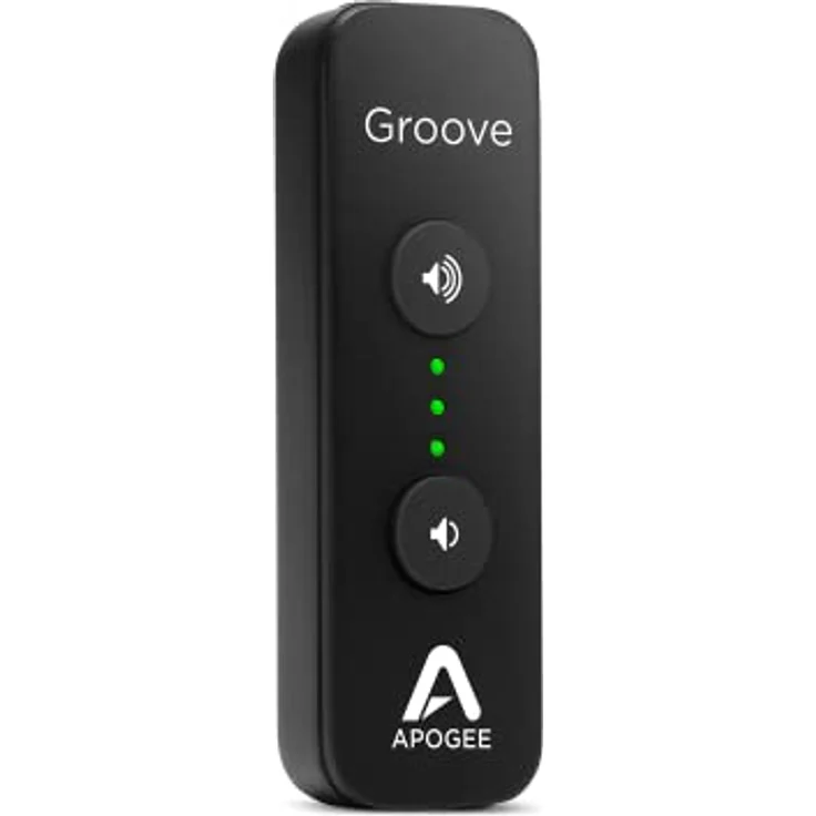 Apogee Groove, USB-DAC und Kopfhörerverstärker mit hochqualitativem Klang, Schwarz – Bild 1
