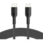 Belkin ENA008HQ2MBK, 2 m USB C Kabel, USB 2.0, Schwarz, mit Schnellladung bis zu 60 W