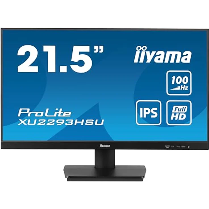 iiyama Prolite XU2293HSU-B7 21,5" IPS LED-Monitor schwarz, Full-HD 100Hz HDMI DP USB2.0 Adaptive Sync – Bild 2