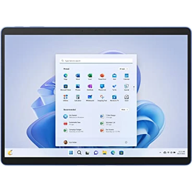 Microsoft Surface Pro 9, i5, 8GB RAM, 256GB SSD, Win 11 Home, 13 Zoll 2-in-1 Tablet/Laptop, Saphirblau, powered by Intel Evo Plattform – Bild 2