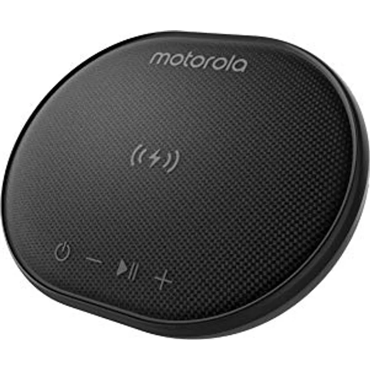Motorola Lifestyle Sonic Sub 500 Bluetooth Lautsprecher mit Kabelloser Ladestation - 5W Lautsprecher mit 15 St. Spielzeit - IPX7 Waterproof - Alexa und Google Assistant - Schwarz – Bild 1