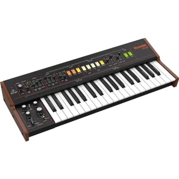 Behringer VC340, Analog Synthesizer und Vocoder mit 37 Tasten, MIDI und USB, kompakte Bauform