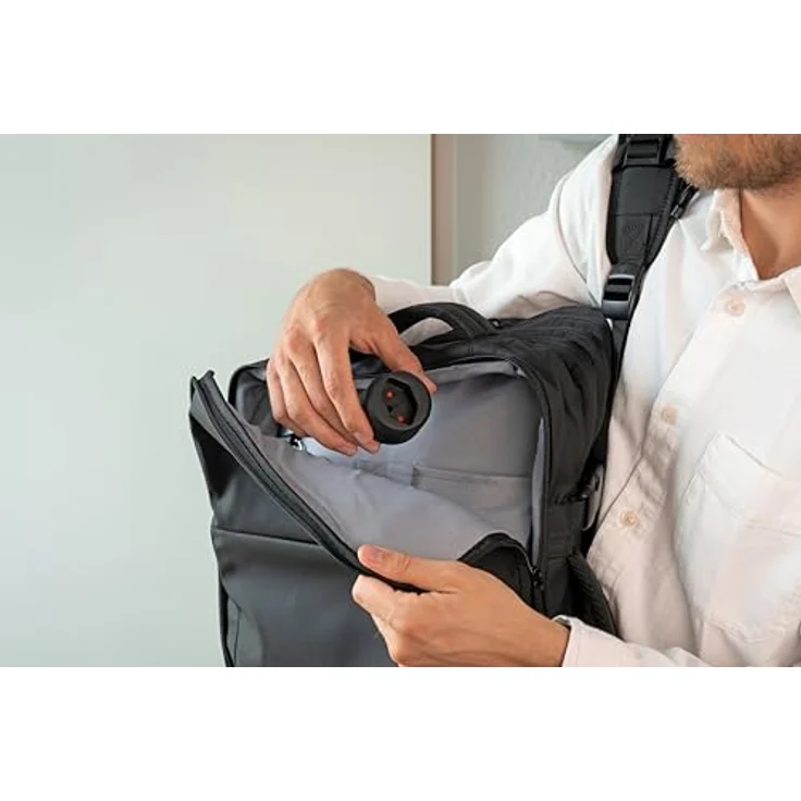 Brennenstuhl Reisestecker - Reiseadapter (Reise-Steckdosenadapter für: Euro Steckdose und Schweiz Stecker) schwarz – Bild 5