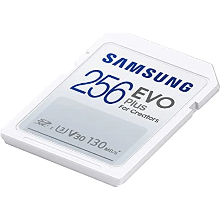 Samsung EVO Plus SD Speicherkarte (MB-SC256K/EU), 256 GB, UHS-I U3, Full HD, 130MB/s Lesen, für Spiegelreflexkameras und Systemkameras – Bild 4
