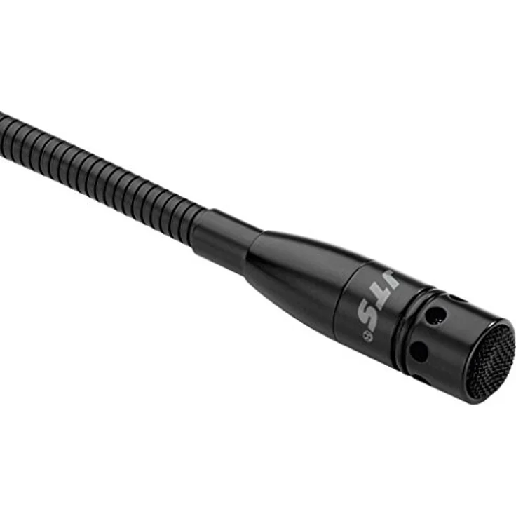 JTS GM-5212 Elektret Schwanenhals-Mikrofon mit Superniere-Charakteristik, Konferenz-Mikro für Durchsagen, Vorträge und andere Sprach-Übertragungen, in Schwarz – Bild 4