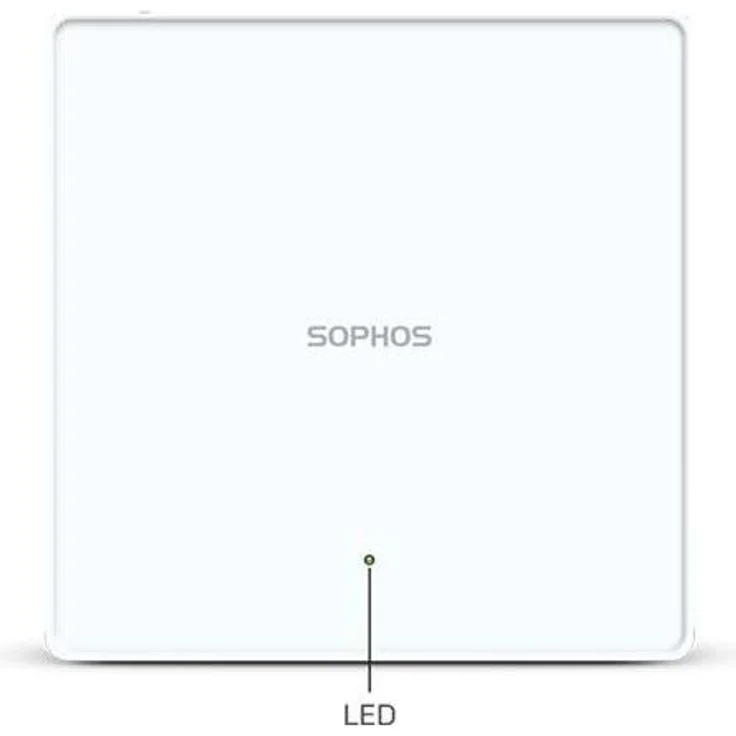 Sophos AP6 840E, plenum-rated Access Point mit Tri-Band WLAN bis 4800 Mbit/s, PoE-fähig, Wand- und Deckenmontage