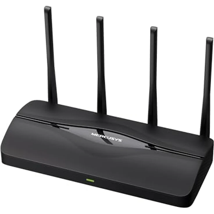 MERCUSYS MR27BE WLAN-Router, Tri-Band 3600 Mbps, 2.5 Gbit/s Ports, 4 Omnidirektionale Antennen, EasyMesh, Plug-and-Play, 4K-QAM – Bild 2