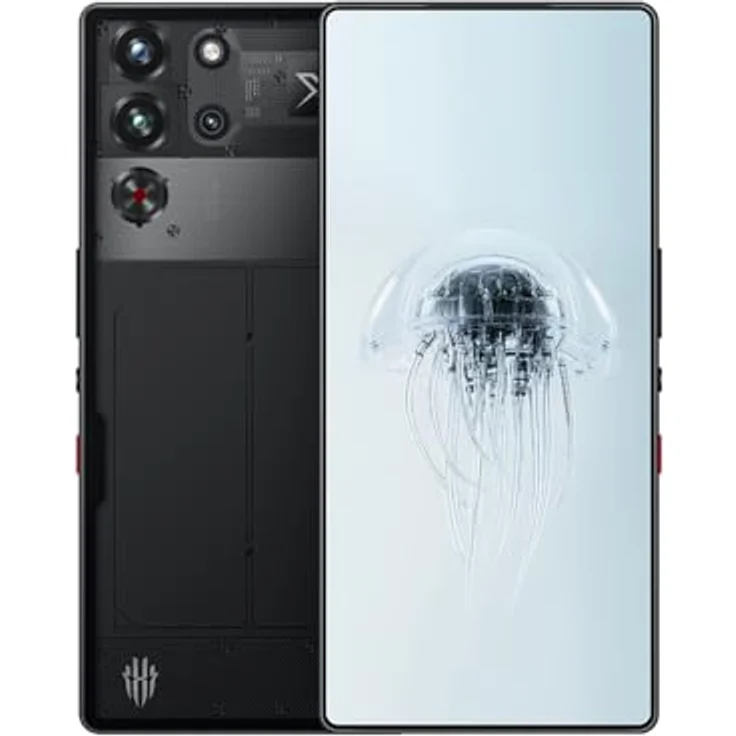 REDMAGIC 10 Pro 144Hz Gaming Handy, 5G Android Smartphone, 16GB RAM+512GB ROM, Snapdragon 8 Elite, 6.85" AMOLED Full Bildschirm, FHD+ Gaming Telefon, 50MP Kamera, 80W Ladegerät, Dual-SIM Transparent – Bild 1