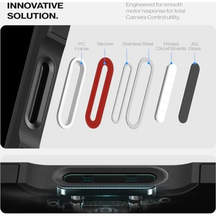 Spigen iPhone 16 Pro Tough Armor T (AI) MagFit Hülle - Schwarz, Kamerasteuerung aktiviert, Kompatibel mit MagSafe Zubehör – Bild 5
