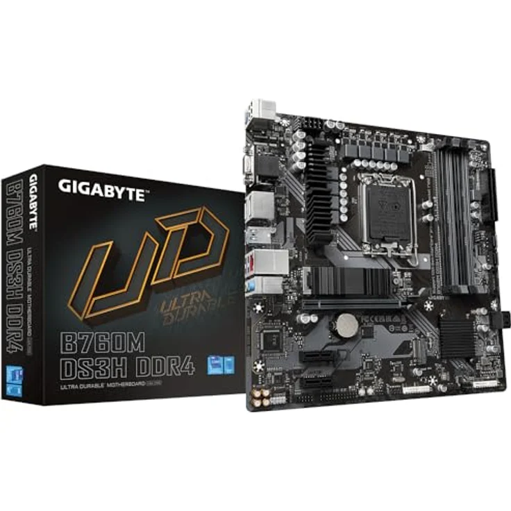Gigabyte B760M DS3H DDR4 Motherboard Intel B760 LGA 1700 Micro ATX – Bild 2