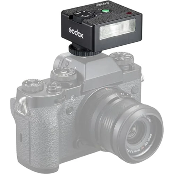 Godox IM30 Mini Kamerablitz, manueller Blitz mit S1/S2 optischer Steuerung, kompatibel mit Canon, Sony, Nikon, Ricoh GR III, 7 Leistungsstufen, kompaktes Design – Bild 2