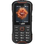 Gigaset GLX8 - Outdoor-Tastenhandy, Dual SIM, IP68, Bluetooth 5.0, 2,4 Zoll Display, Schwarz/Orange