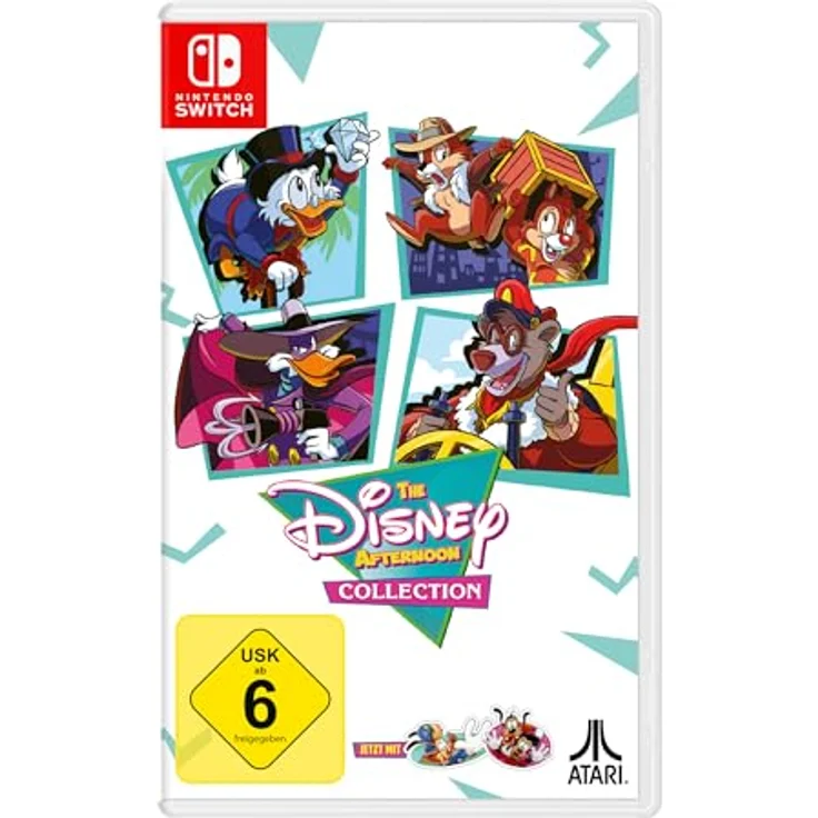 ATARI Disney Afternoon Collection - Nintendo Switch, 8 klassische Spiele mit neuen Erweiterungen Bonkers und Goof Troop, inklusive REWIND-Funktion und physische Extras – Bild 1
