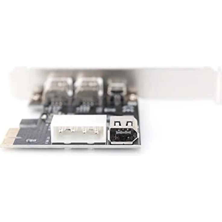 DIGITUS DS-30201-5 IEEE 1394A Schnittstellenkarte, PCIexpress Schwarz – Bild 4
