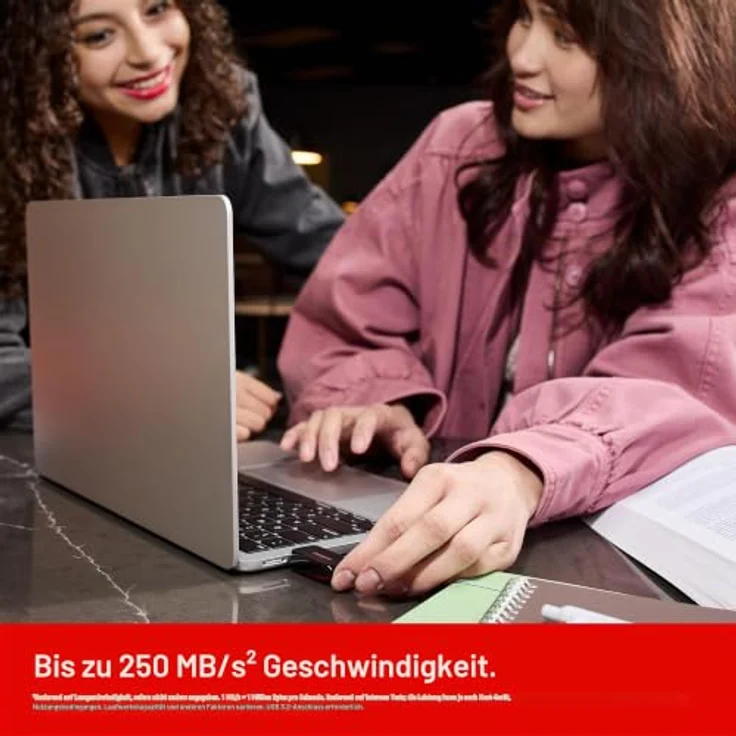 SanDisk USB-C Flash Drive, 128GB, USB 3.2 Gen 1 mit Lesegeschwindigkeiten bis zu 250MB/s, daumengroßes Design – Bild 5