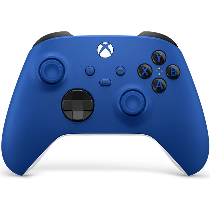 Microsoft Xbox Wirel. Controller Xbox Series X/S blue, strukturierte Oberfläche, hybrides D-Pad, Share Taste und individuelle Tastenzuweisung
