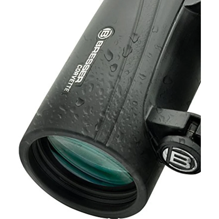 Bresser Fernglas Corvette 8x42 wasserdicht mit Nitrogenfüllung, BaK-4 Glas Prismen, LE-Okularen für angenehme Nutzung, Mehrschichtvergütung und Nylontragetasche – Bild 3