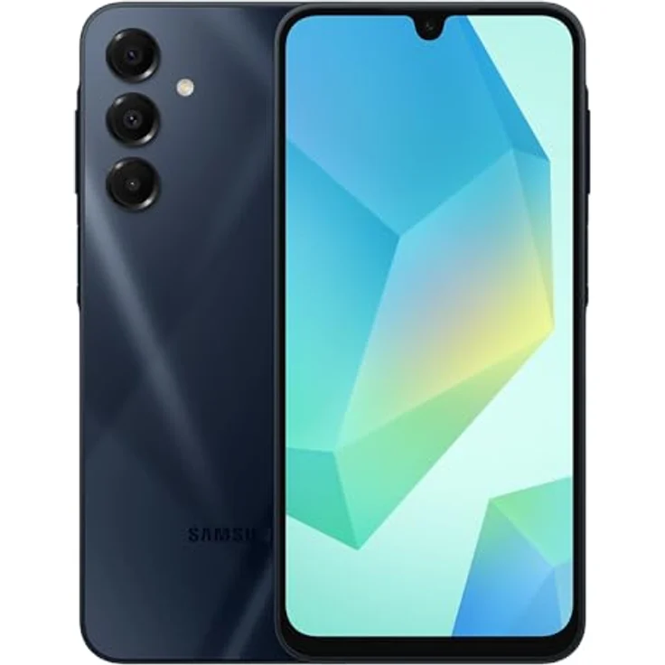 Samsung Galaxy A16 5G 128GB/4GB RAM Dual-SIM blue-black, Smartphone mit 16,91cm Display und 50 MP Kamera – Bild 1