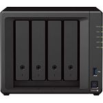 Synology DS923+ 4-Bay Diskstation NAS (AMD Ryzen™ 4 Threads R1600 Dual-Core 4GB Ram 2xRJ-45 1GbE LAN-Port) Bundle mit 4 x 3TB WD Red Plus NAS HDDs