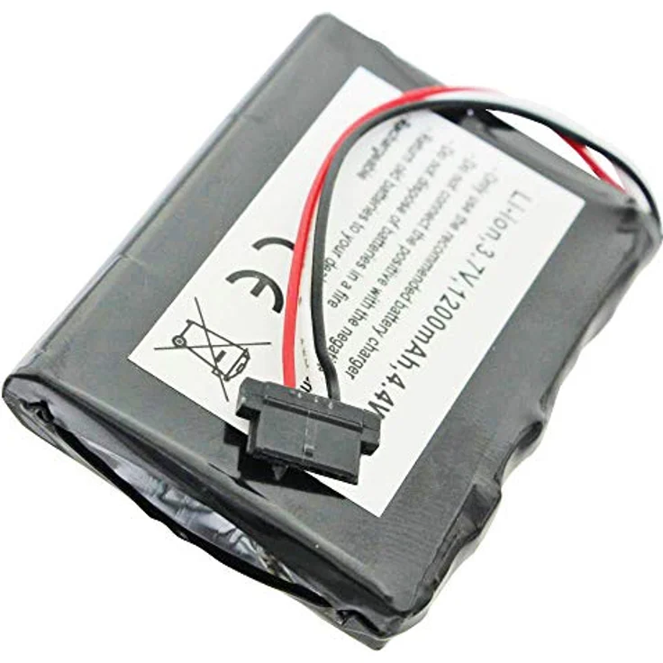 AccuCell Akku für Mitac Mio P350, P550, BP-LP1230, Li-Ion 1200-1300mAh, 3,7V – Bild 2