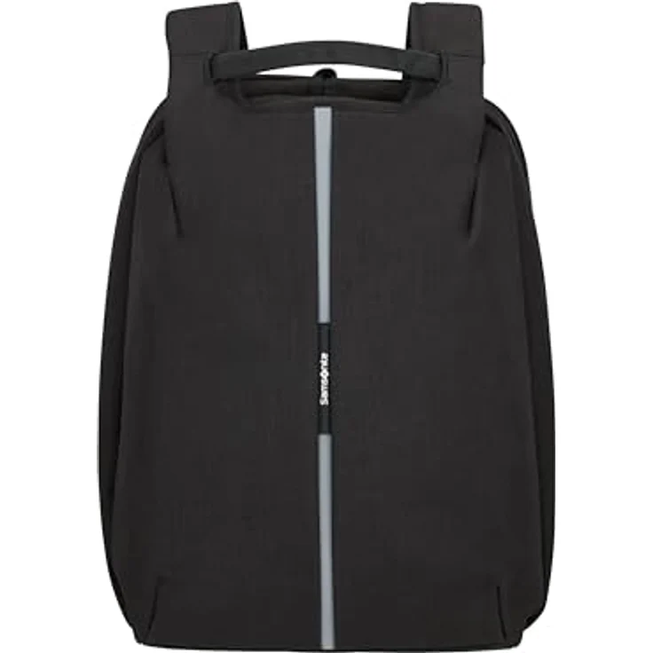 Samsonite Securipak - Reise-Rucksack erweiterbar 15.6 Zoll, 45 cm, 25.5/30 L, Schwarz (Black Steel) – Bild 2