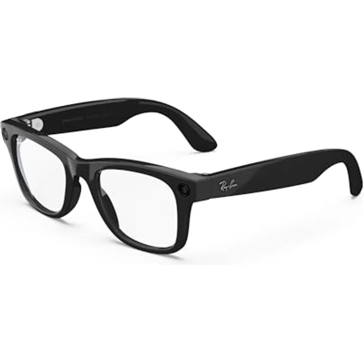 Ray Ban Smart Glasses, AR Brille mit integriertem Display, Schwarz – Bild 1
