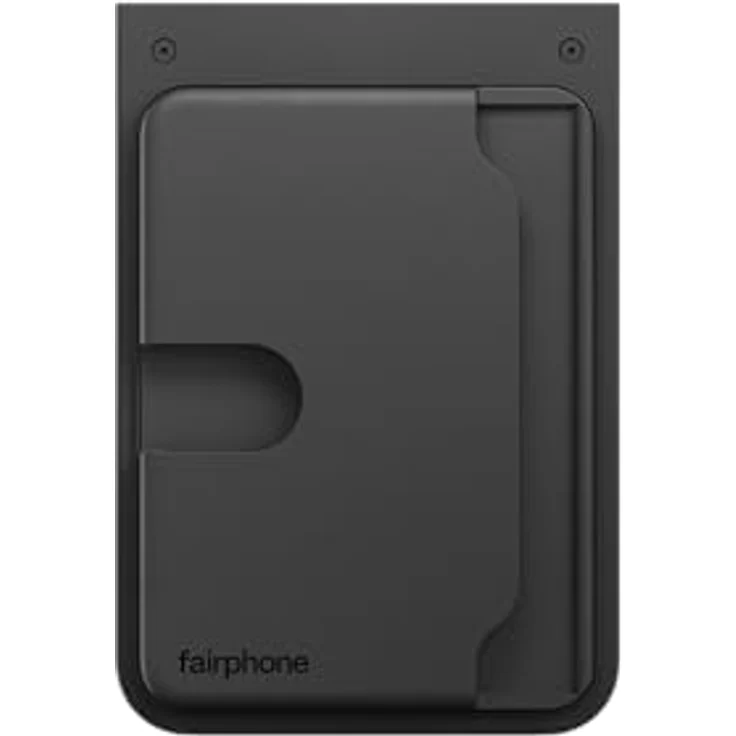 Fairphone Card Holder (Gen. 6), Kartenhalter für bis zu 3 Karten, schwarz, aus 40 % Recycling-Kunststoff – Bild 2