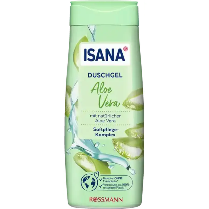 ISANA Duschgel Aloe Vera, Spürbare Frische und wertvolle Inhaltsstoffe 300ml