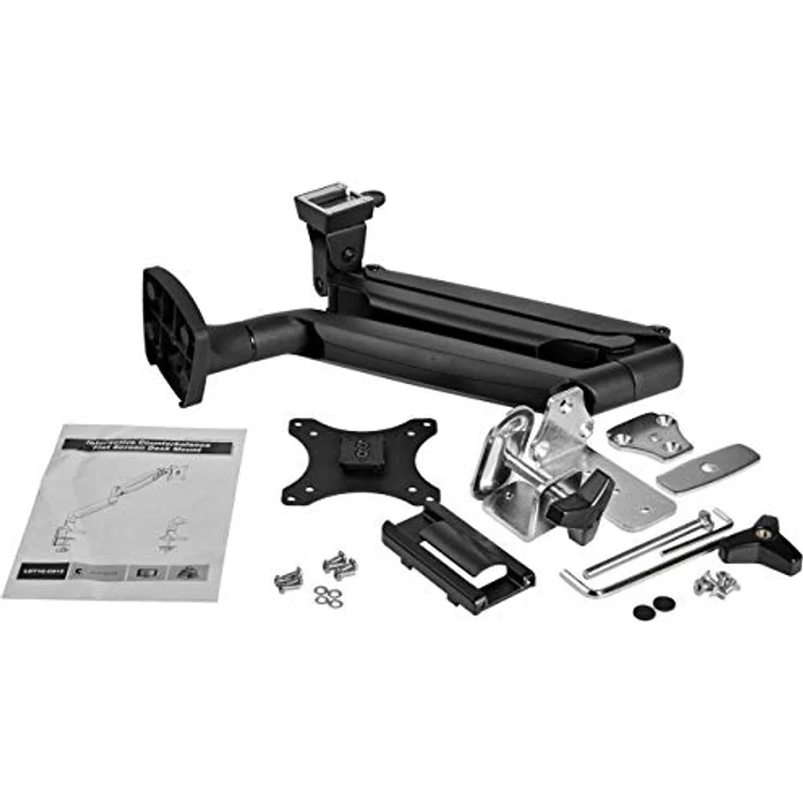 StarTech.com Single Monitorarm - Tischbefestigung - frei beweglich - bis zu 32 Zoll Bildschirme - VESA - robustes Aluminium - schwarz – Bild 5