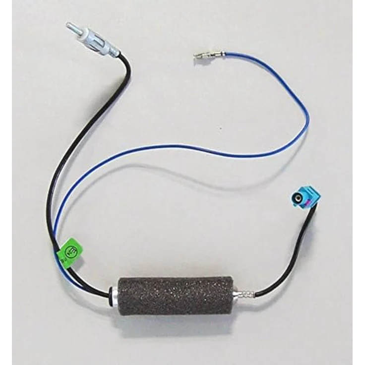 Hama Antennen-Adapter Audi/Citroën/Seat/Skoda/VW Phantom, Fakra/Z-Buchse auf DIN-Stecker – Bild 3