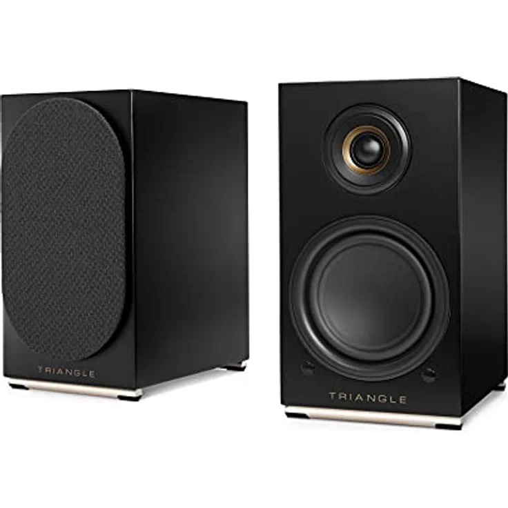 Triangle AIO Twin – Bluetooth-Lautsprecher, WLAN, Multiroom (Paar) (Graphitschwarz) – Bild 1