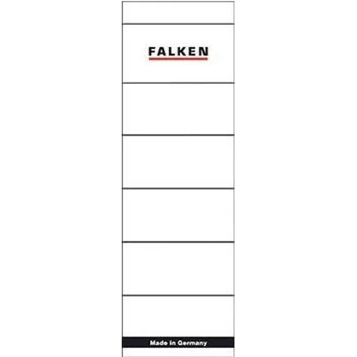 Falken Aktenordner Ordnerrückenetikett, selbstklebend, breit/kurz, 60 x 190 mm (B x H)