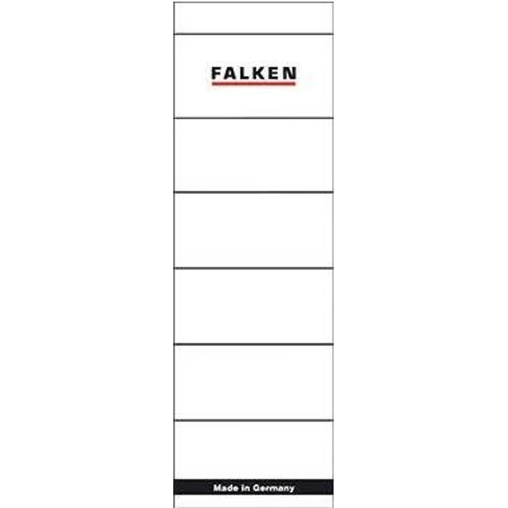 Falken Aktenordner Ordnerrückenetikett, selbstklebend, breit/kurz, 60 x 190 mm (B x H)