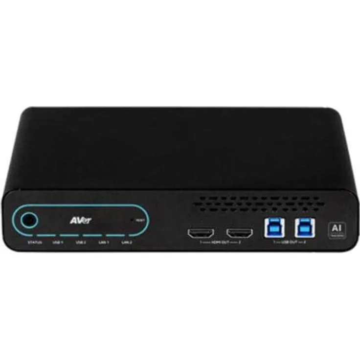 AVer MT300, Video/Audio-Schalter mit 2 x HDMI, Desktop-AC-Modell