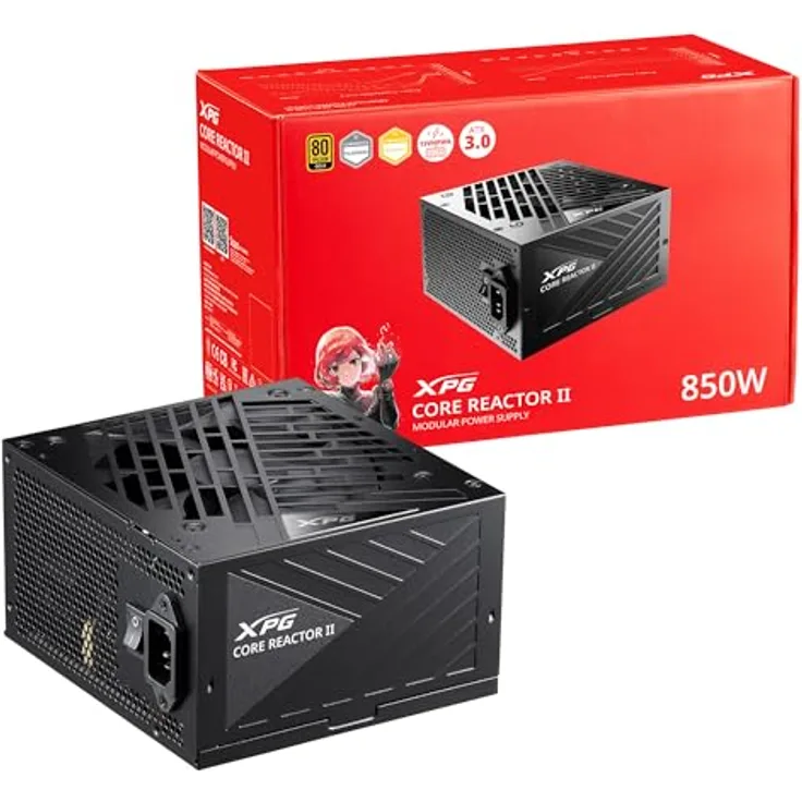 ADATA XPG Core Reactor LL 850W, ATX3.0 Netzteil mit 80+ Gold Effizienz