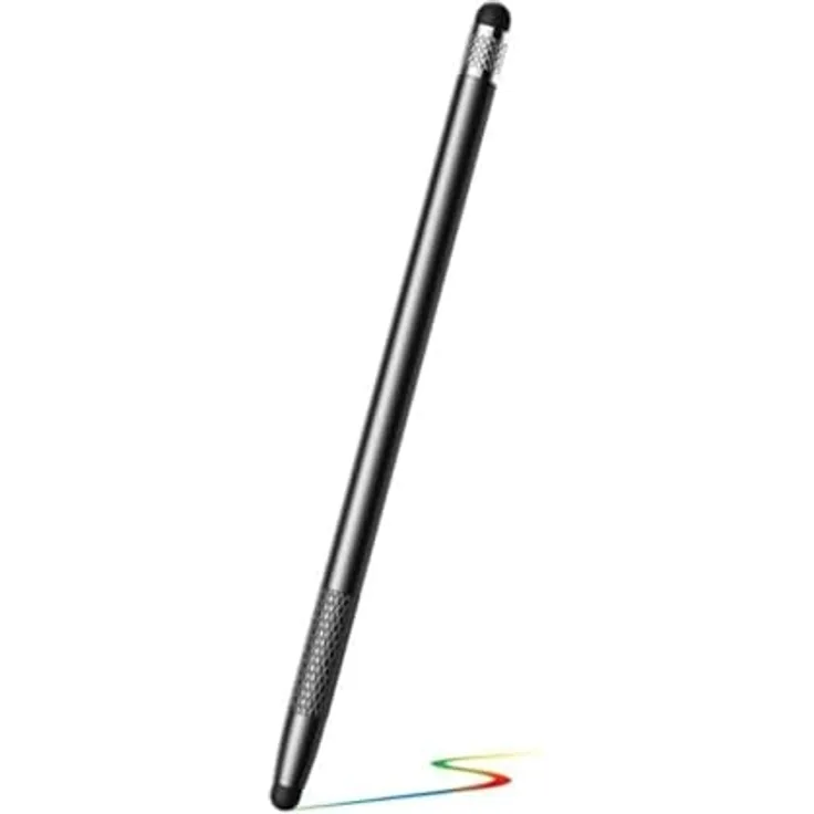 Joyroom JR-DR01, Passiver Stylus für Tablet und Smartphone, präzise Handhabung, schwarz, mit 2 austauschbaren Spitzen