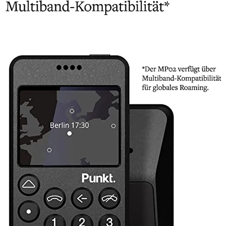 Punkt. MP02 Minimalistisches Handy mit 4G LTE, Schwarz, Digitale Sicherheit, Wi-Fi Hotspot – Bild 5