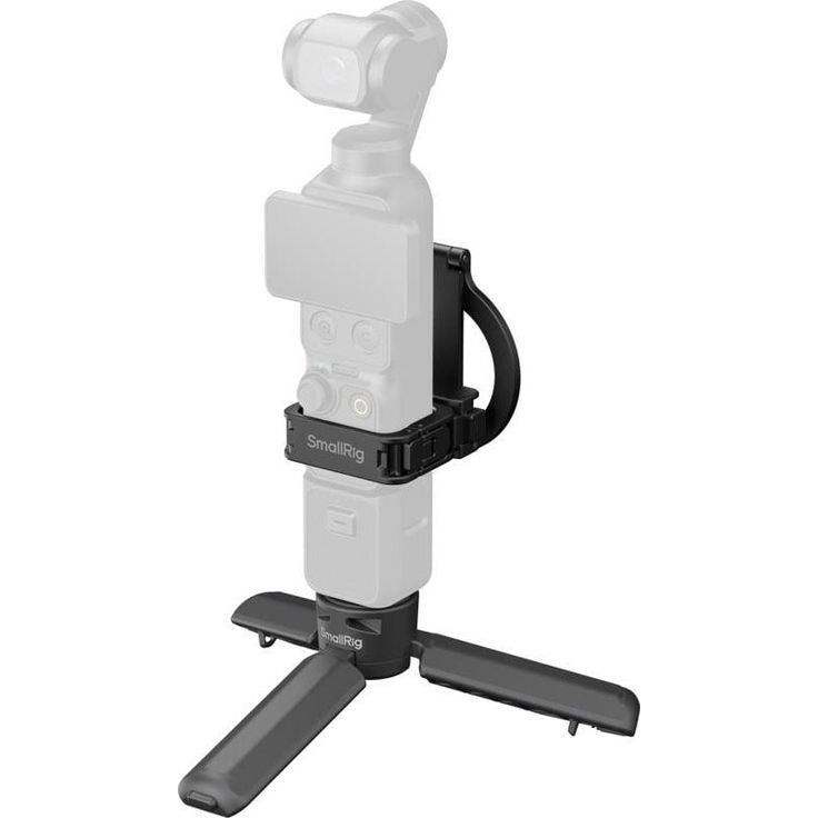 SmallRig 6864 Lightweight Vlog Cage Kit für DJI Osmo Pocket 4P / 4 / 3, mit Stützelement und Mini-Schnellwechselstativ