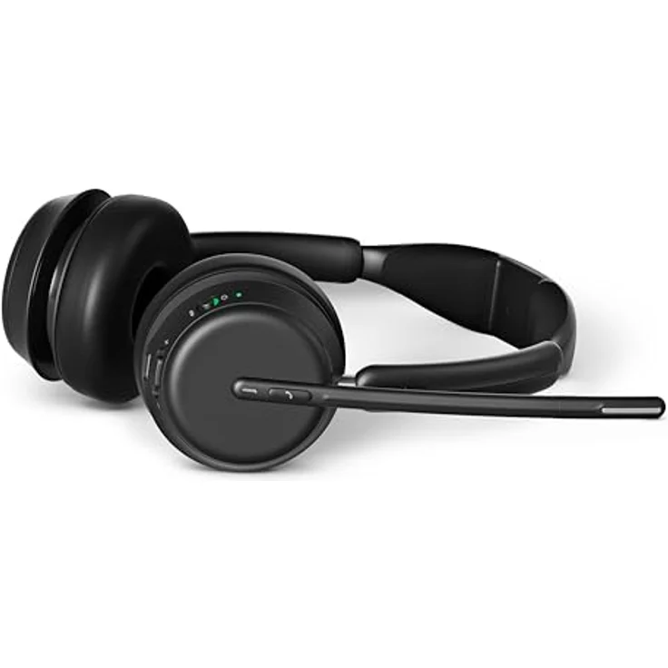 EPOS IMPACT 1061 Fortgeschrittenes Kabelloses Headset - Beidseitig, EPOS AI Sprachklarheit, BrainAdapt Komfort, Hohe Haltbarkeit - Schwarz – Bild 3
