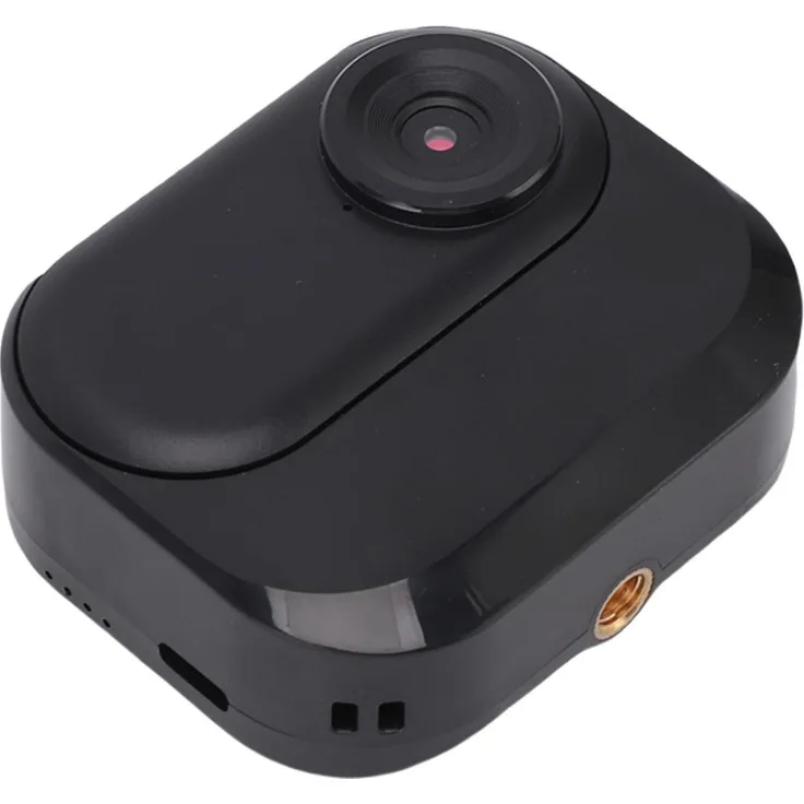 KKmoon 1080p-Action-Kamera, tragbarer Camcorder mit 64 GB, Sprach-Videoaufzeichnung, wasserdicht, magnetisch, POV, schwarz