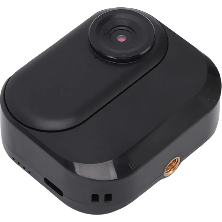 KKmoon 1080p-Action-Kamera, tragbarer Camcorder mit 64 GB, Sprach-Videoaufzeichnung, wasserdicht, magnetisch, POV, schwarz