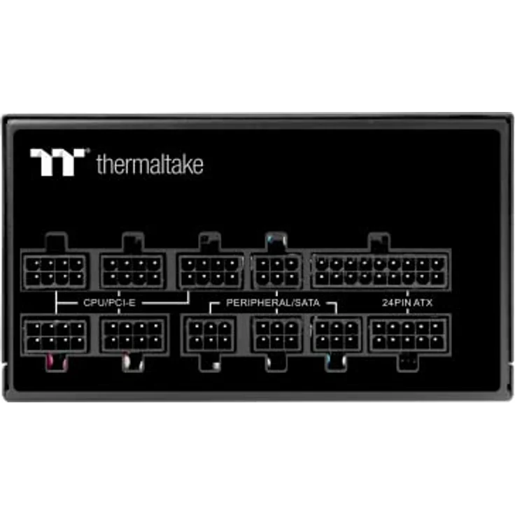 Thermaltake GF1 1200W PC-ATX-Netzteil 80-Plus-Gold voll-modular leiser 140 Lüfter schwarz PS-TPD-1200FNFAGE-1 – Bild 5