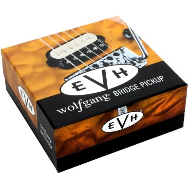 Evh Wolfgang Bridge Pickup, Tonabnehmer für Stegposition, handgefertigt, breiter Frequenzbereich, hoher Output, 4 conductor, Schwarz/Weiß – Bild 1