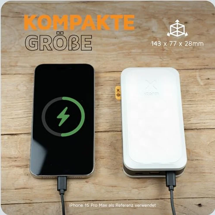 Xtorm Fuel Series 5 Powerbank, 10000 mAh, 20 W, 37 Wh, Weiss, aus recyceltem Kunststoff, für schnelles Laden von Smartphone und Tablet – Bild 9