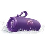JBL Charge 6, tragbarer Bluetooth-Lautsprecher, 28 Stunden Akkulaufzeit, IP68 wasserdicht, Staub- und stoßfest, Pro Sound mit AI Sound Boost, Auracast Multi-Speaker, Violett