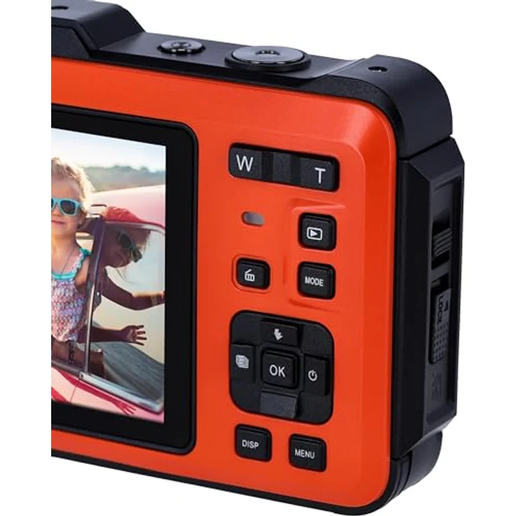 Rollei Sportsline 64 Selfie Kompaktkamera (64 MP) in Orange – Bild 8