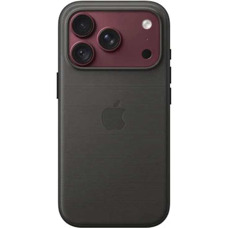 Apple TechWoven Case iPhone 18 Pro, Schwarz, MagSafe-kompatibel mit integriertem Trageband und Recycling-Polyester – Bild 2