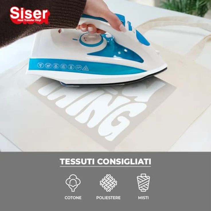 Siser Transferfolie, PVC-freie Folie für Cad-Cut Anwendungen, Schnittbreite 30 cm, Weiß, hohe Waschbeständigkeit – Bild 4