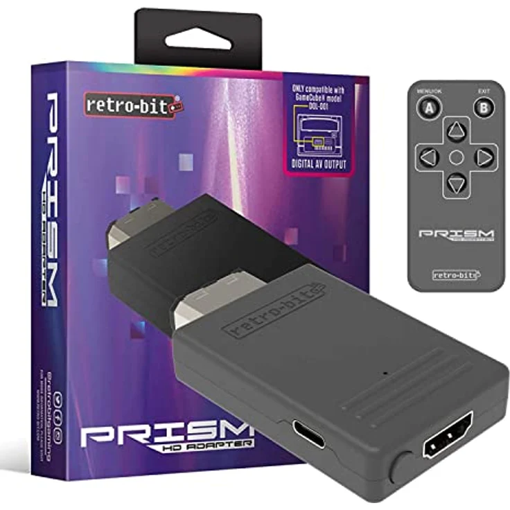 Retro-Bit Prism HD Adapter für GameCube, HDMI Konverter/Upscaler für 1080P Unterstützung – Bild 1