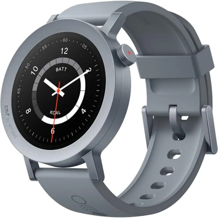 CMF BY NOTHING Watch Pro 2 Smartwatch mit 1,32'' AMOLED-Display, 11 Tage Akkulaufzeit, Bluetooth-Anrufe mit KI-Geräuschunterdrückung und Integriertes Multi-System-GPS - Aschgrau – Bild 1